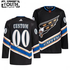 Washington Capitals tröja Customized Adidas 2022-23 Svart Reverse Retro 2.0 Authentic - NHL Tröjor Barn